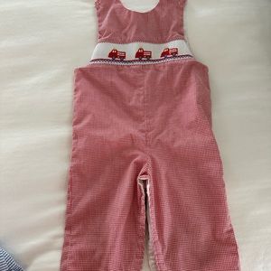 Petit Bébé Smocked Overalls